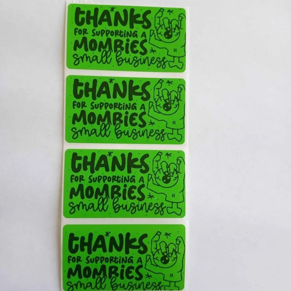💙100 Halloween Mom Bus.- Shipping Labels Thermal Packaging Stickers 2.25